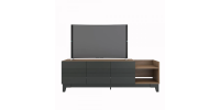 Influence TV Console 72"L 402628 (Nutmeg/Charcoal)